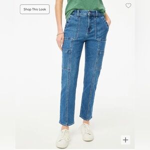J. Crew cargo straight jeans